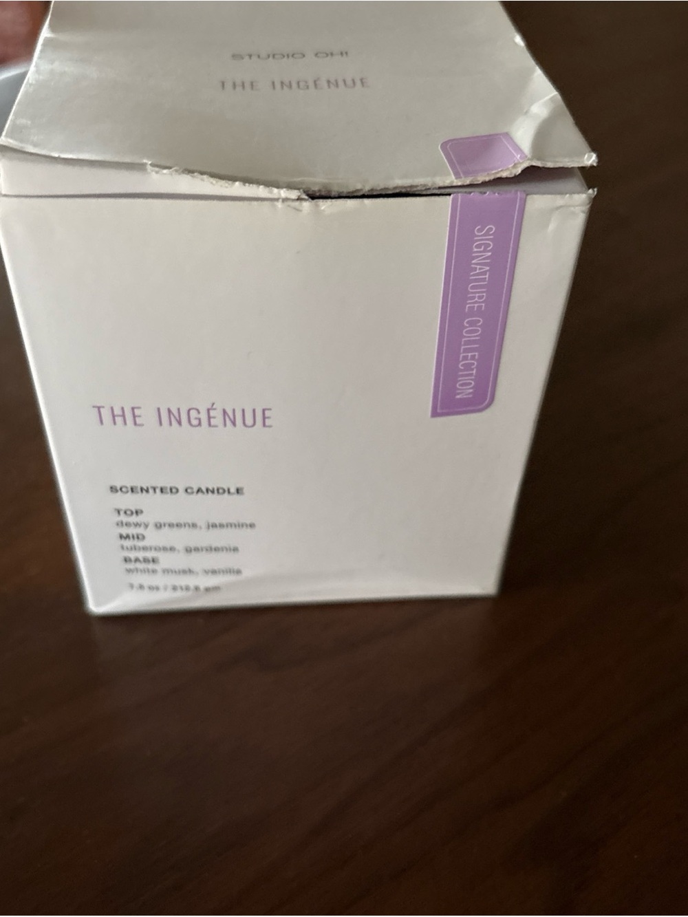 Studio OHI Signature Collection Scented Candle Ingenue Essential Oil Lavender EC